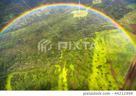 "Hawaii" Rainbow ring from the sky, Oahu "Aerial Photography" "Hawaii" Rainbow ring from the sky, Oahu "Aerial Photography" 44212994