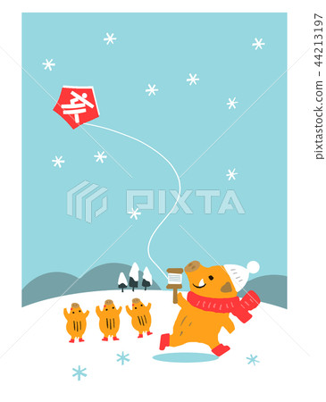 Material for new year's cards boar 1 Material for new year's cards boar 1 44213197