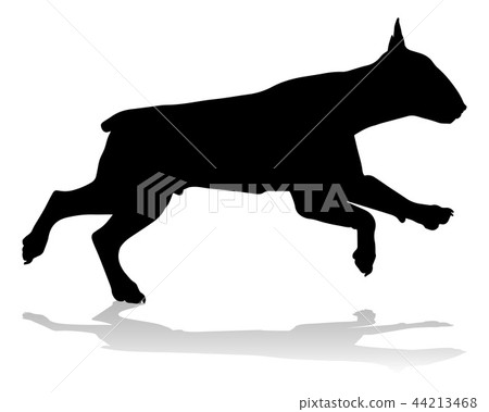 Dog Silhouette Pet Animal 44213468