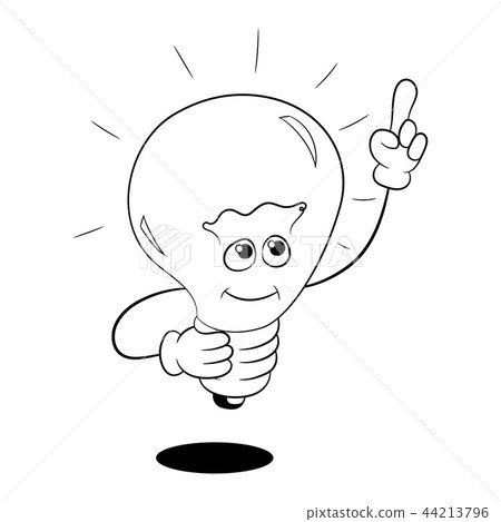 Have ideas light lamp bulb concept black white Have ideas light lamp bulb concept black white 44213796