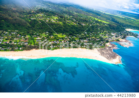 “夏威夷”歐胡島北岸“航空攝影” “夏威夷”歐胡島北岸“航空攝影” 44213980