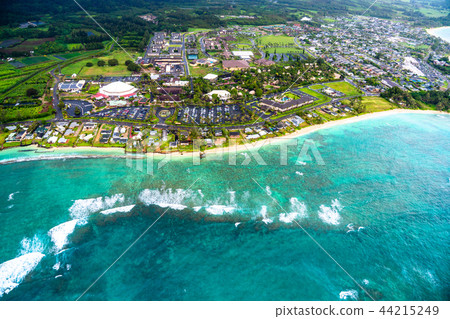 "Hawaii" Polynesian Cultural Center Oahu "Aerial Photography" 44215249
