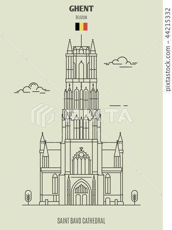 Saint Bavo Cathedral in Ghent, Belgium Saint Bavo Cathedral in Ghent, Belgium 44215332