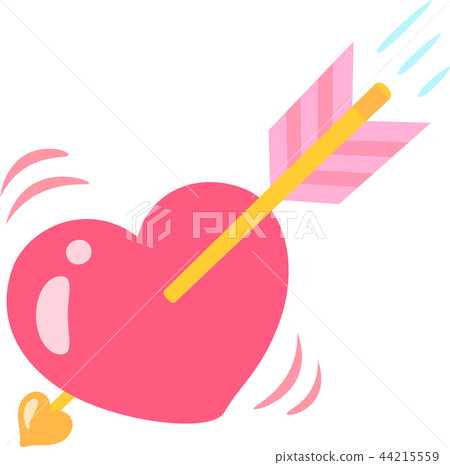 由箭射擊的心臟 44215559