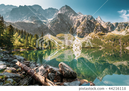 Tatra National Park, Poland. Small Mountains Lake Zabie Oko Or M 44216118