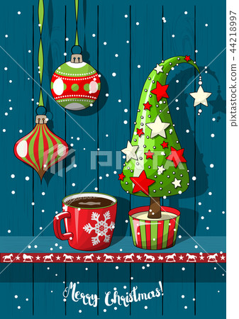 Holidays motive, Christmas decorations with 44218997