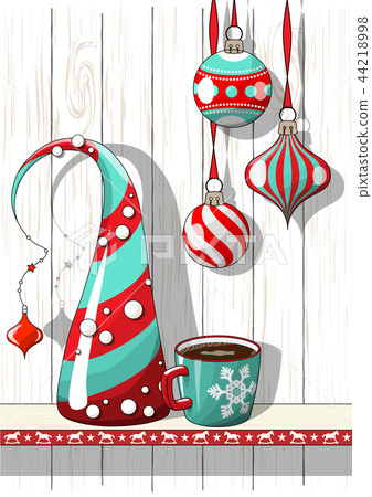 Holidays motive, Christmas decorations with 44218998