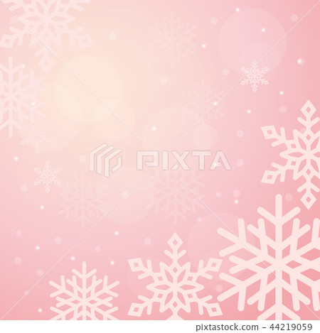 Snow crystal background 44219059
