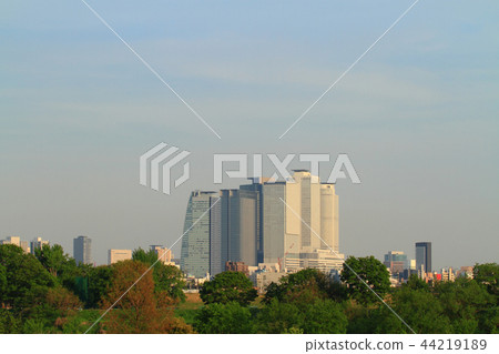 Spring Nagoya city cityscape 44219189