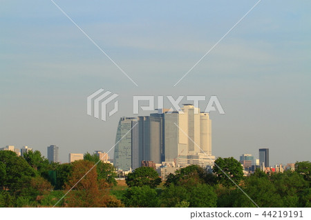 Spring Nagoya city cityscape Spring Nagoya city cityscape 44219191