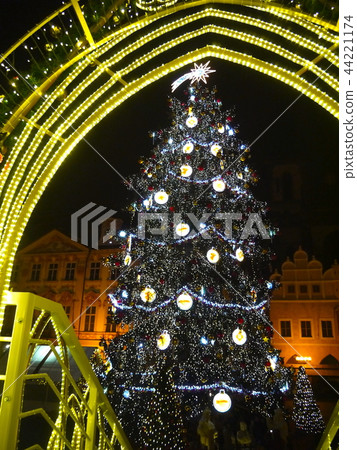 Prague Old Town Square Christmas-Czech Republic Prague Old Town Square Christmas-Czech Republic 44221174