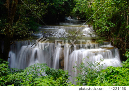 Huai Mae Khamin Waterfall, Kanchanaburi, Thailand Huai Mae Khamin Waterfall, Kanchanaburi, Thailand 44221468