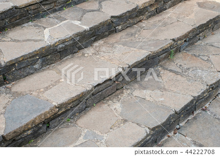 stone stairs perspective - natural stone steps, stone stairs perspective - natural stone steps, 44222708