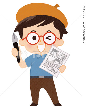 插图素材: 漫画家的人 查看全部