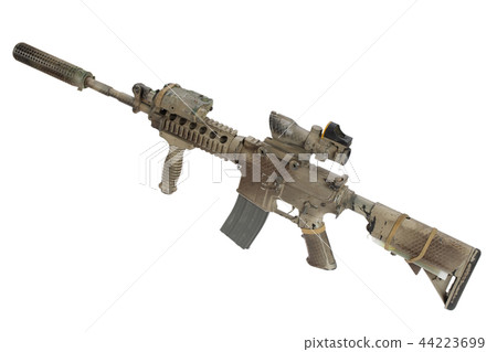 M4 with suppressor - special forces rifle M4 with suppressor - special forces rifle 44223699