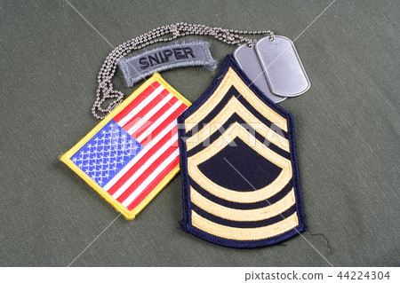 US ARMY Master Sergeant rank  44224304