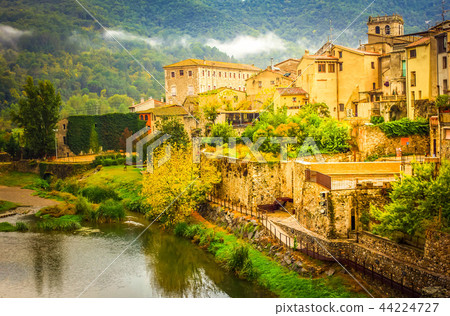 Medieval Besalu, Spain 44224727