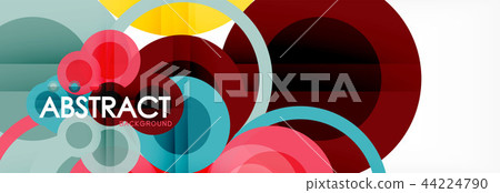Circle composition abstract background 44224790