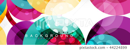 Overlapping circles design background Overlapping circles design background 44224899