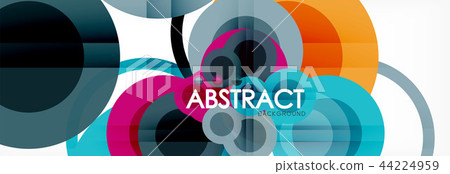 Circle composition abstract background 44224959
