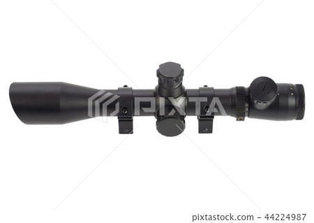 sniper scope isolated on white 44224987