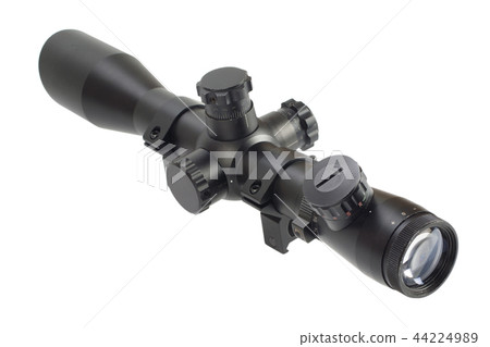 sniper scope isolated on white 44224989