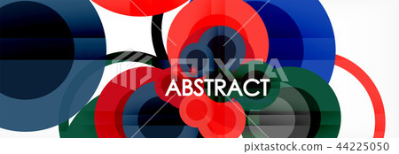 Circle composition abstract background 44225050