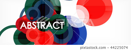 Circle composition abstract background 44225074