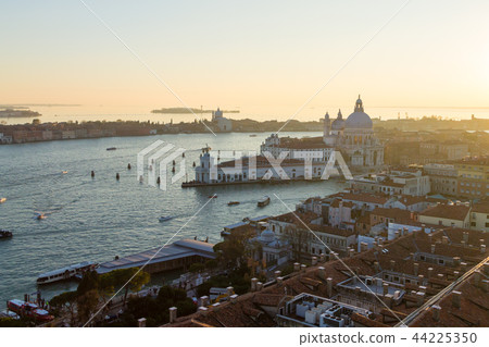 Aerial view of Venice at dawn, Italy Aerial view of Venice at dawn, Italy 44225350