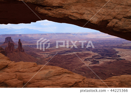 Mesa Arch in Canyonlands National Park. Mesa Arch in Canyonlands National Park. 44225366