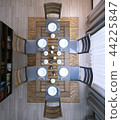 Dining room, rustic and modern style 44225847