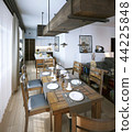 Dining room, rustic and modern style 44225848