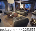 Lounge room in rustic style 44225855