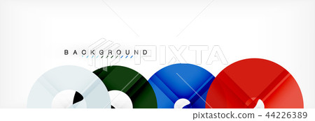 Geomtric modern backgrounds, rings abstract template 44226389