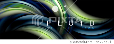 Flowing glowing color motion concept, trendy abstract layout template for business or technology Flowing glowing color motion concept, trendy abstract layout template for business or technology 44226501