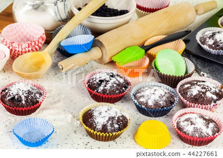 Homemade cooked muffins 44227661