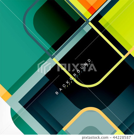 Square geometric abstract background, paper art design for cover design, book template, poster, cd Square geometric abstract background, paper art design for cover design, book template, poster, cd 44228587