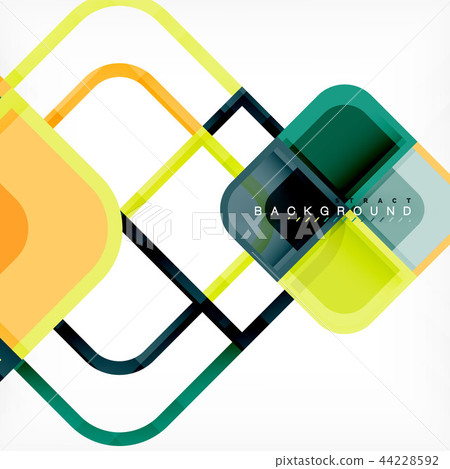 Square geometric abstract background, paper art design for cover design, book template, poster, cd Square geometric abstract background, paper art design for cover design, book template, poster, cd 44228592