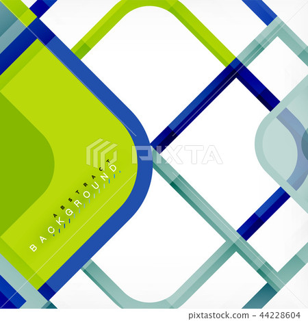 Abstract background, square shapes geometric composition 44228604