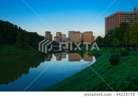 The late Sakuradamon and Marunouchi building streets The late Sakuradamon and Marunouchi building streets 44228739