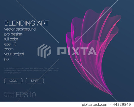 Futuristic user interface. UI Technology background vector 44229849