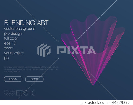 Futuristic user interface. UI Technology background vector 44229852