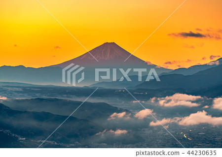 日出時的富士山 日出時的富士山 44230635