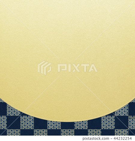 Japanese-Japanese style-Japanese pattern-background-gold leaf-checkered pattern Japanese-Japanese style-Japanese pattern-background-gold leaf-checkered pattern 44232254