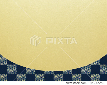 Japanese-Japanese style-Japanese pattern-background-gold leaf-checkered pattern Japanese-Japanese style-Japanese pattern-background-gold leaf-checkered pattern 44232256