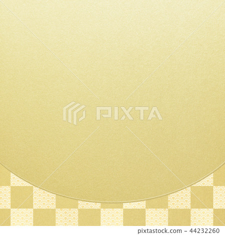 Japanese-Japanese style-Japanese pattern-background-gold leaf-checkered pattern Japanese-Japanese style-Japanese pattern-background-gold leaf-checkered pattern 44232260
