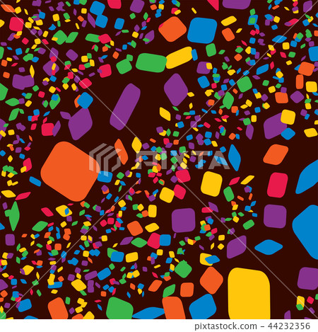 Square rainbow colorful geometrical abstract background for use in design Square rainbow colorful geometrical abstract background for use in design 44232356