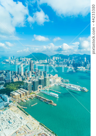 Beautiful architecture building exterior cityscape of hong kong city skyline Beautiful architecture building exterior cityscape of hong kong city skyline 44233380