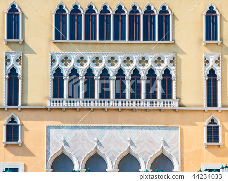 Beautiful architecture building with window exterior in italy style Beautiful architecture building with window exterior in italy style 44234033