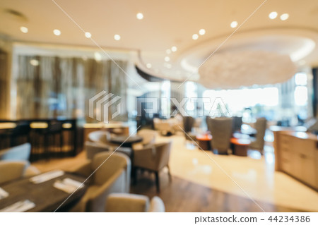 Abstract blur and defocused hotel lobby interior 44234386